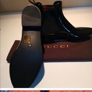 Worn for 20 minutes Authentic Gucci Rain Boots